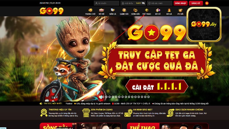 Giới thiệu thể thao Go99